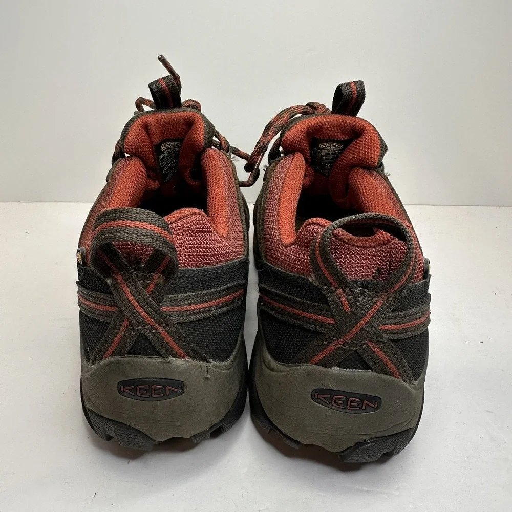 Keen‎ women’s Size 9.5 Ankle Brown Work Hiking Boots ESD Soft Toe F2892-11 SD